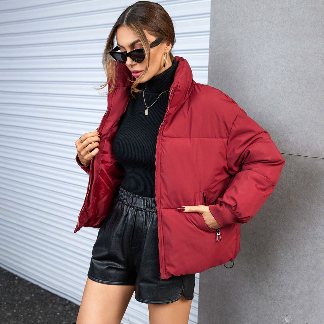 Women's Short Winter Cotton-padded Jacket Loose Thickened Cotton-padded Coat