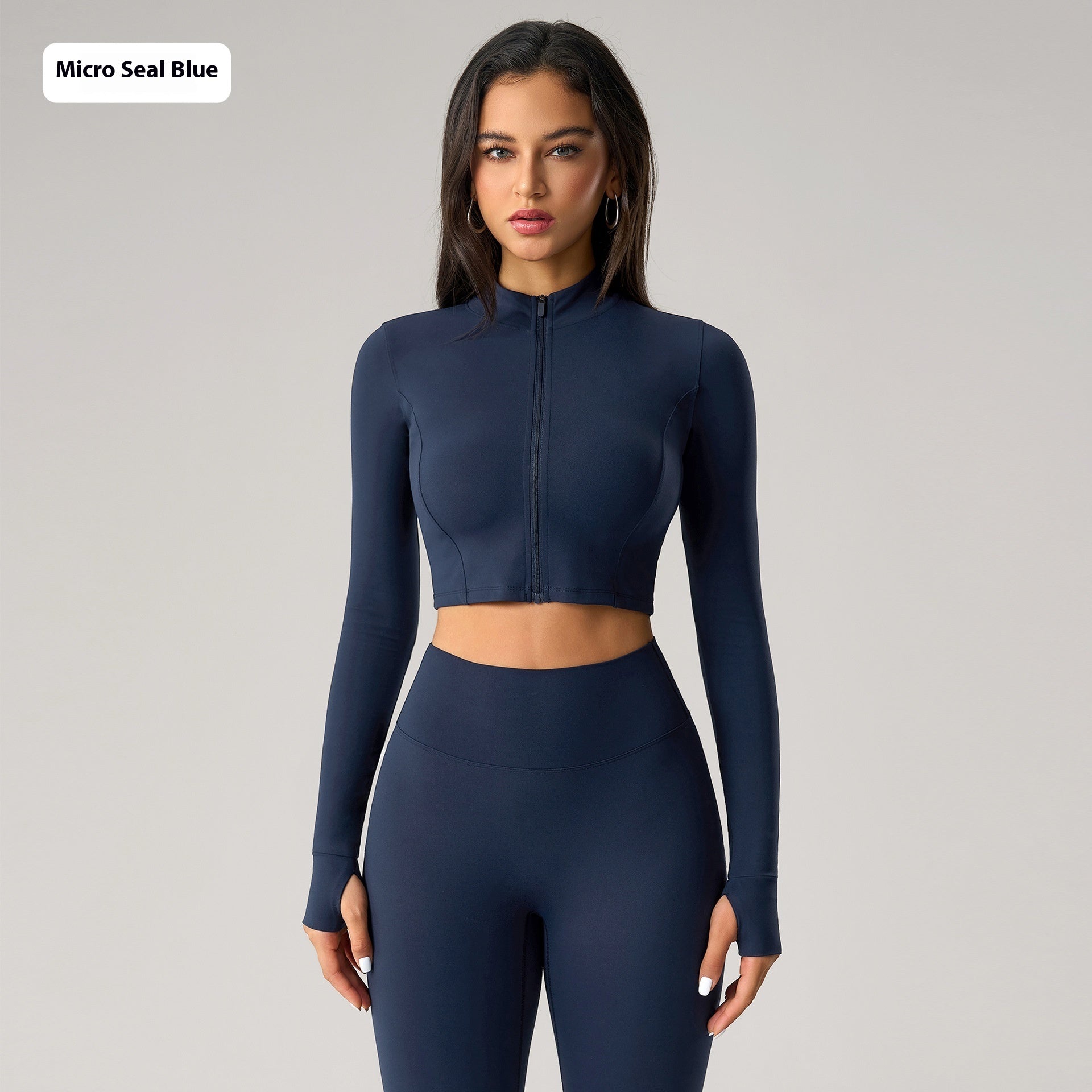 Skinny Short Zipped Sports Coat Women