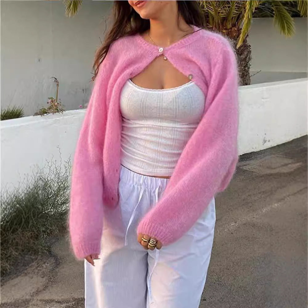 2025YJ Gentle Knitted Cardigan Coat For Women