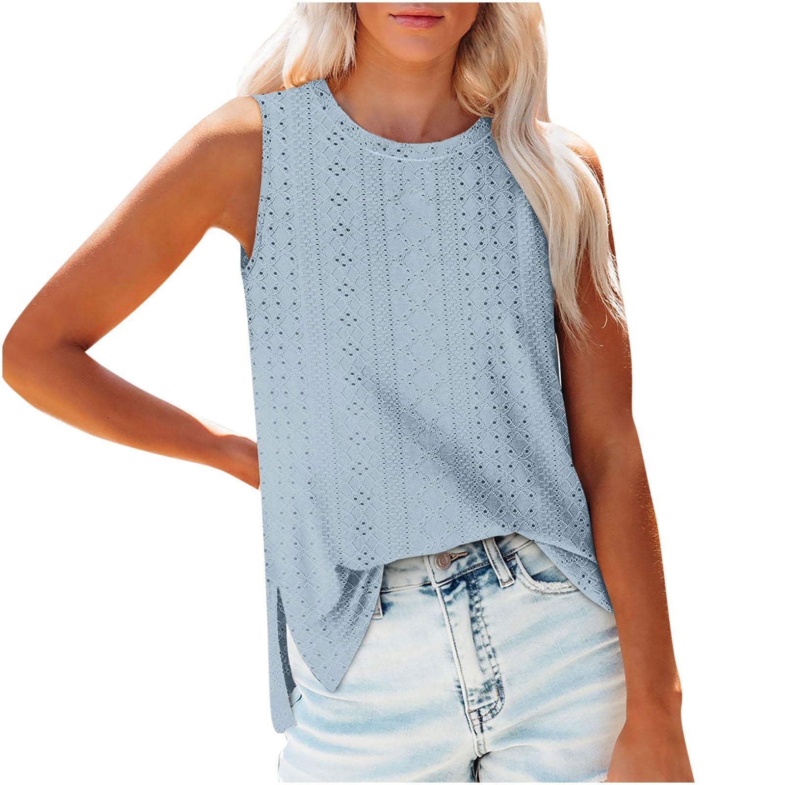 YJ Vest Slit Women's Top