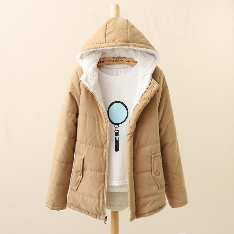 Hooded cotton coat women's long-sleeved bread coat