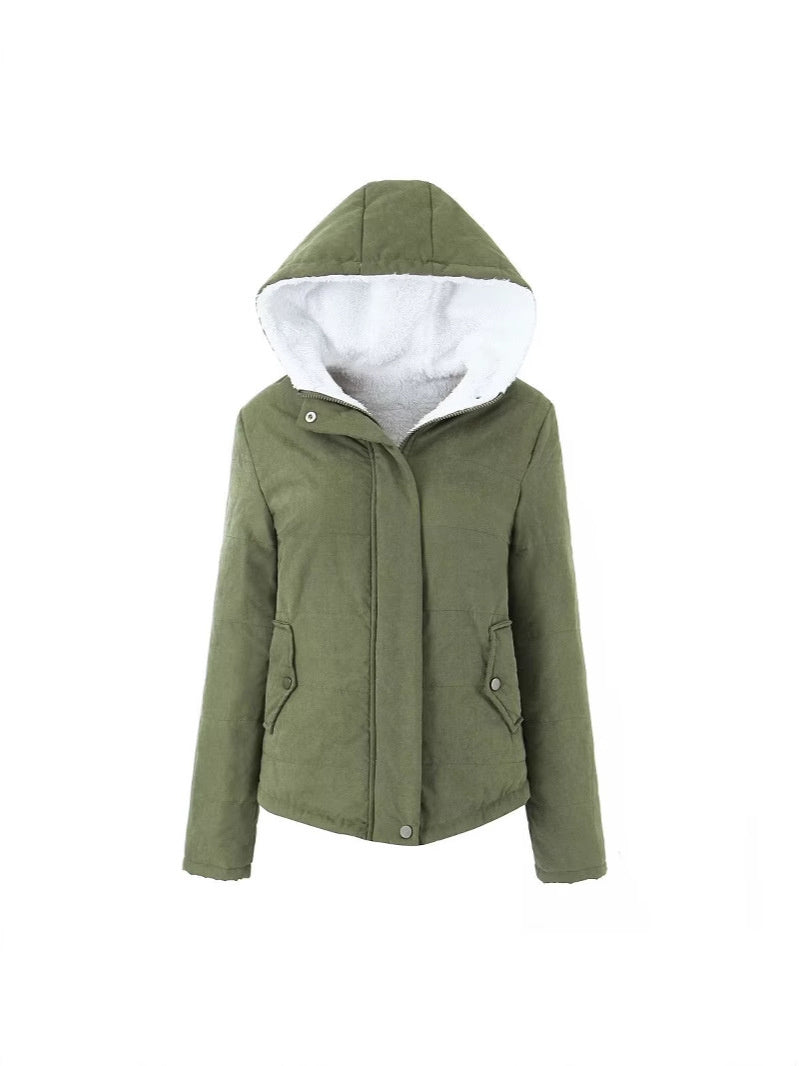 Hooded cotton coat women's long-sleeved bread coat