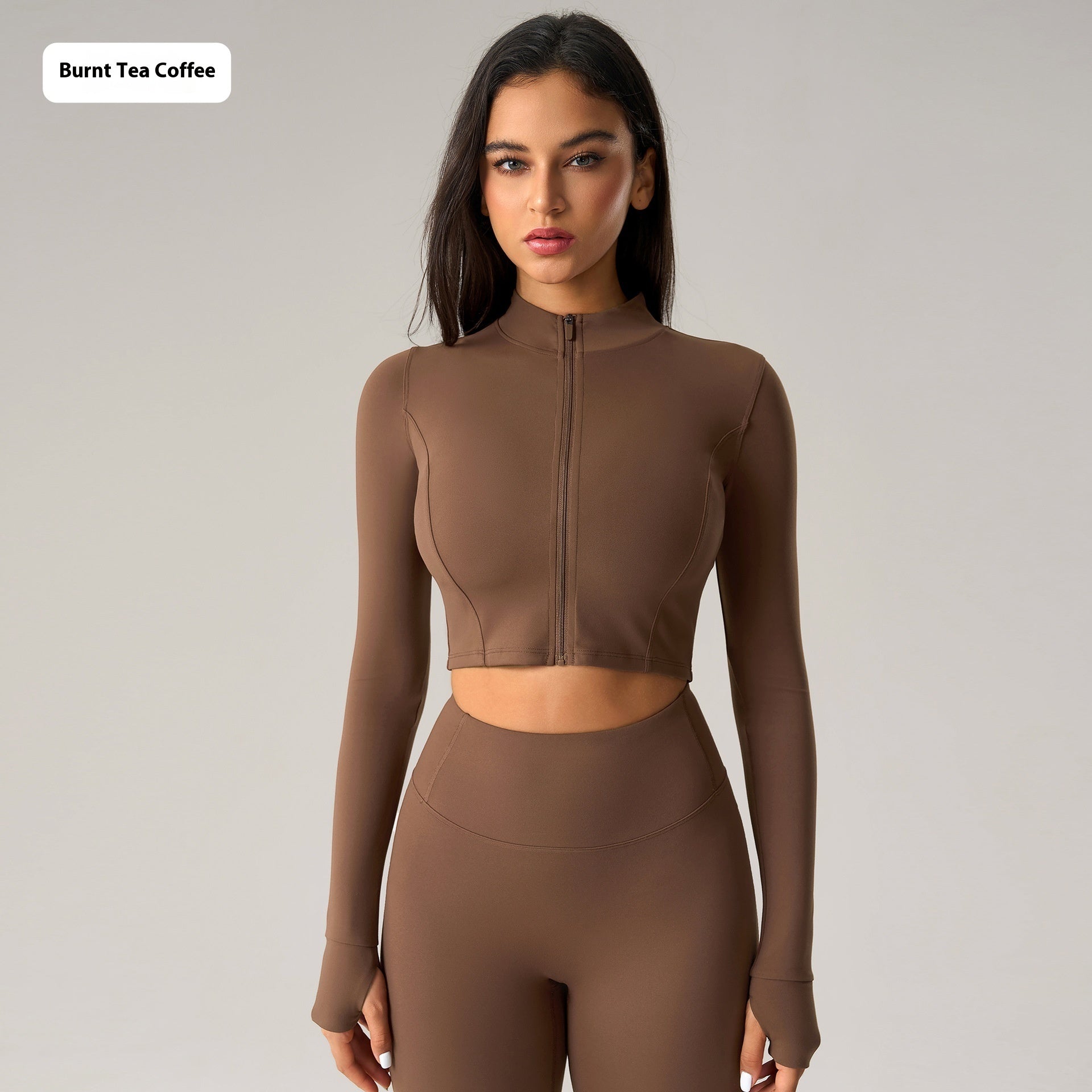 Skinny Short Zipped Sports Coat Women