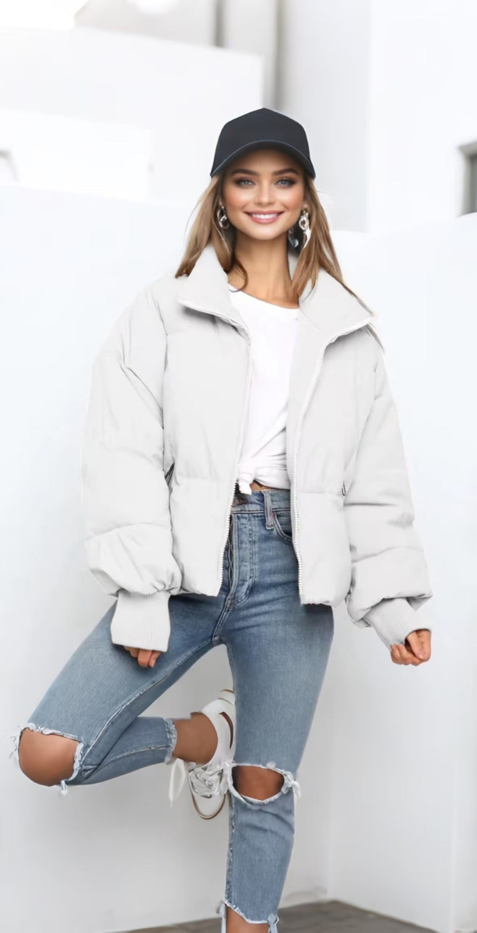 Women's Short Winter Cotton-padded Jacket Loose Thickened Cotton-padded Coat