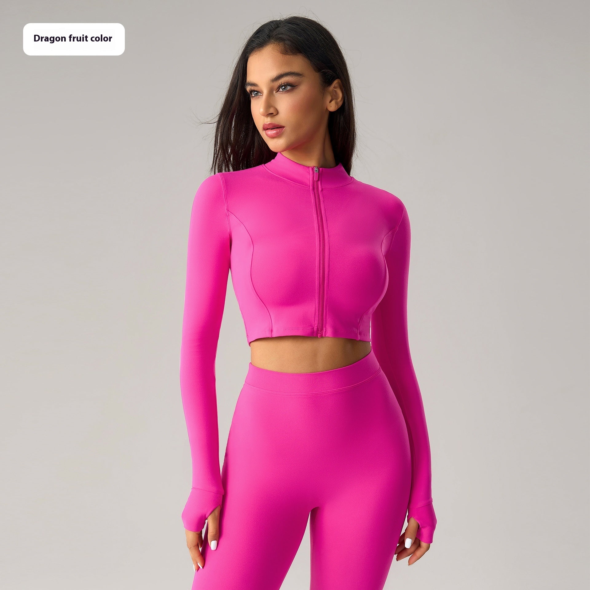 Skinny Short Zipped Sports Coat Women