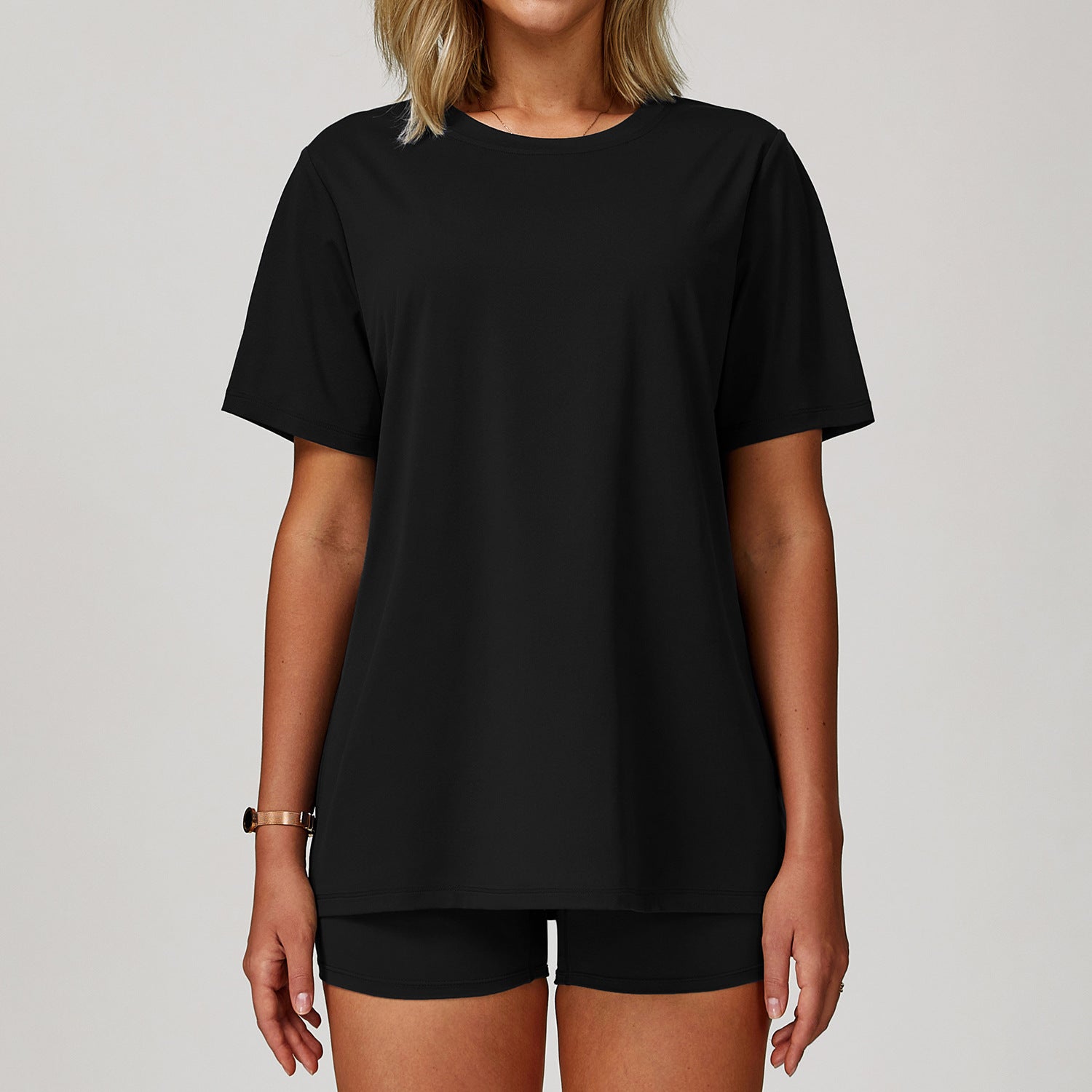 Short-sleeved Round Neck Loose Casual Quick-drying T-shirt