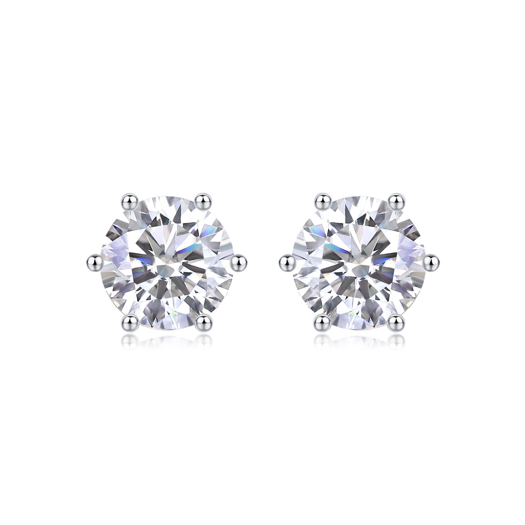 Years Quiet Good Luxury Fashion Diamond Earrings Stud Mosan Diamond Silver Jewelry