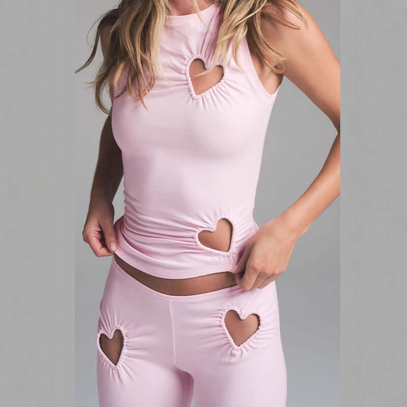 YJ Women's slim body hollow suit