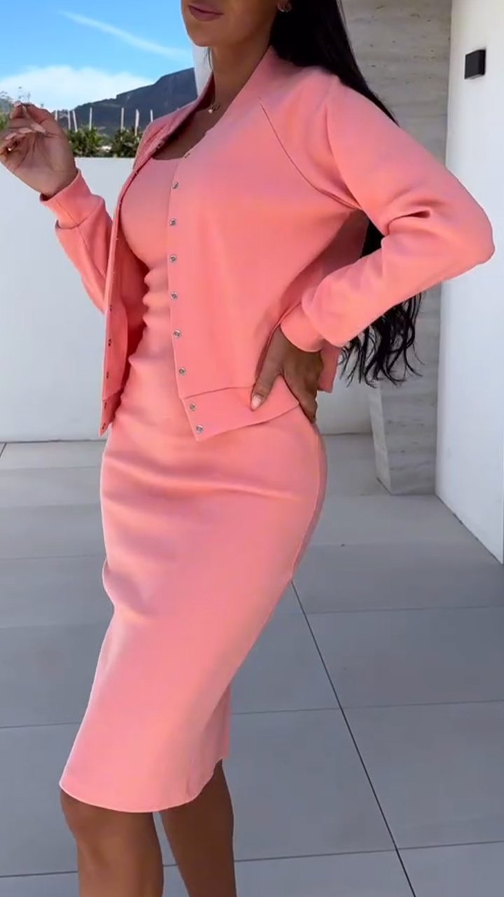 Coat And Top Two-piece Set For Women's Clothing