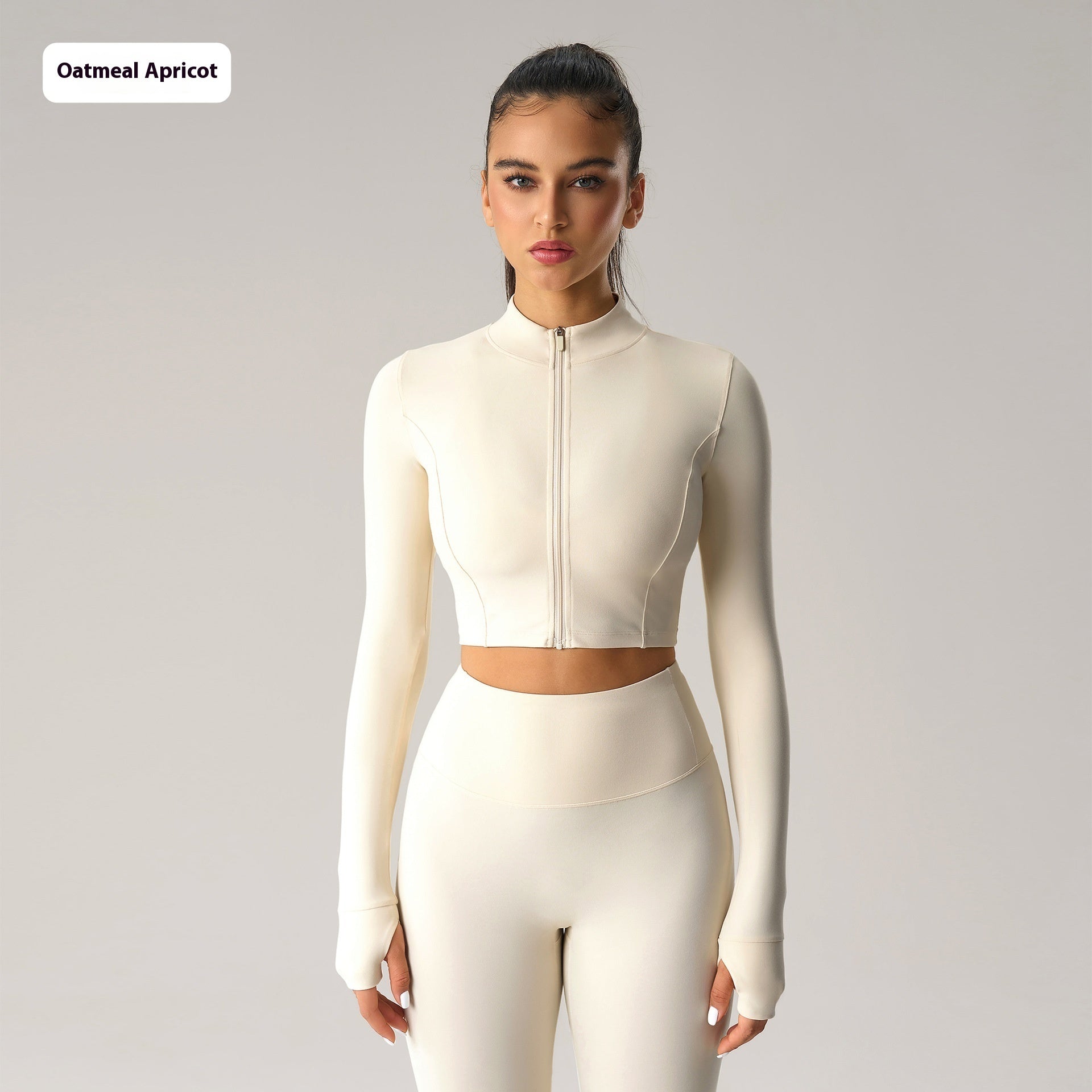 Skinny Short Zipped Sports Coat Women